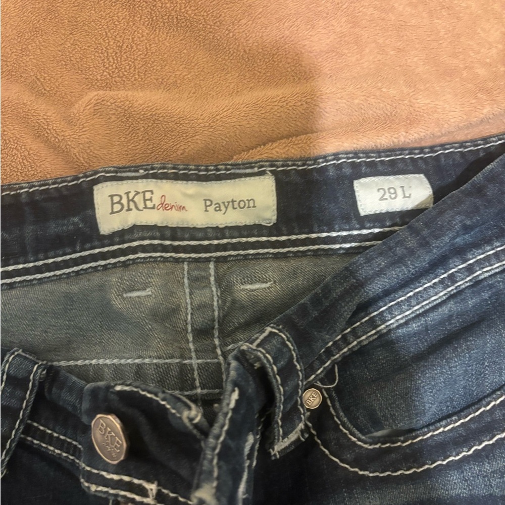 BKE Women's Dark Blue payton Jeans - Picture 3 of 3
